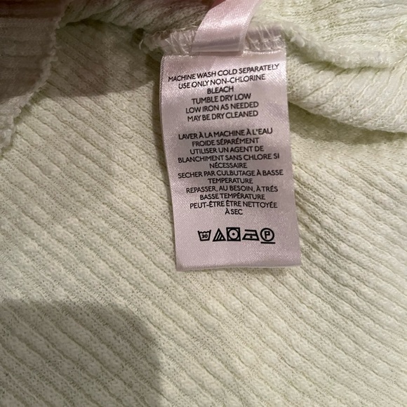 FREE PEOPLE - We The Free - OG Thermal Long Sleeve - Glow Party Green - XS - Picture 7 of 8